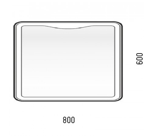 Зеркало Corozo Орли 80 SD-00000920 с подсветкой с сенсорным выключателем