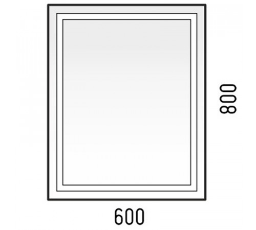 Зеркало Corozo Барго 60 SD-00001116 с подсветкой с сенсорным выключателем