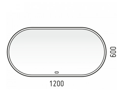 Зеркало Corozo Европа 120 LED SD-00000842 с подсветкой с сенсорным выключателем