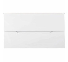 Тумба с раковиной Orange Line 100 Li-100Tuw+Ra подвесная Белая матовая