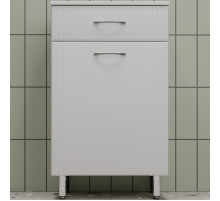 Комод Style Line Эко Стандарт ТН 50 АА00-000042 с бельевой корзиной Белый глянцевый