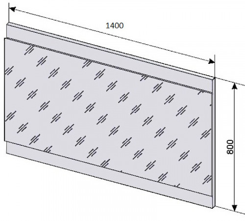 Зеркало Style Line Даллас 140 Люкс СС-00002356 Белое