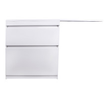 Тумба под раковину Style Line Даллас Люкс Plus 140 L СС-00002385 Белая