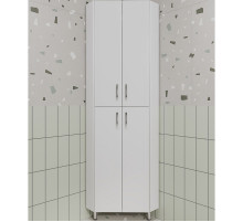 Шкаф пенал Style Line Веер 65 ЛС-00002327 угловой Белый глянцевый