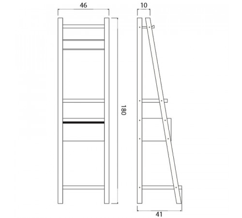 Шкаф пенал Creto Provence 46 9-1050WF Wood