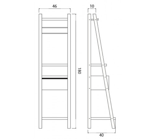 Шкаф пенал Creto Provence 49 9-1050V Venge