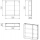 Зеркальный шкаф Grossman Талис 70 207006 Бетон пайн