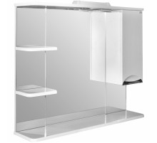 Зеркало со шкафом Mixline Этьен 90 R 529942 с подсветкой Белое