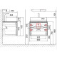 Тумба под раковину Jorno Bosko 60 Bos.01.60/P/W подвесная Белая