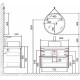 Тумба под раковину Jorno Wood 80 wood.01.80/P/GR подвесная Серая