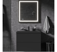 Комплект мебели для ванной AM.PM Gem 75 BK90GN подвесной Черный матовый со смесителем для раковины и аксессуарами