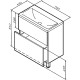 Тумба под раковину AM.PM Gem 75 M90FSX07522WG32 Белая