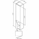 Шкаф пенал AM.PM Like 35 R M80CHR0356WG подвесной Белый