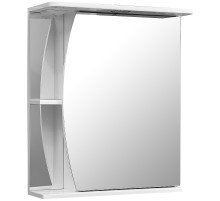 Зеркальный шкаф Stella Polar Волна Лана 60 SP-00000049 с подсветкой Белый