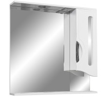 Зеркало со шкафом Stella Polar Сильва 80/С SP-00000206 с подсветкой Белое