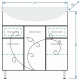 Тумба под раковину Stella Polar Фантазия 80 SP-00000229 Белая