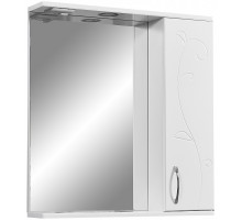 Зеркало со шкафом Stella Polar Фантазия 65 SP-00000225 с подсветкой Белое