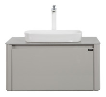Тумба с раковиной Black&White Universe U915.800 80 915800 подвесная Glossy light grey