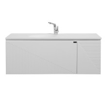 Тумба с раковиной Black&White Universe U918.1200-2 120 91812002 подвесная Glossy White
