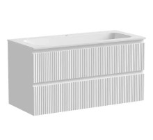 Тумба под раковину Sancos Snob R 100 SNR100W подвесная Bianco
