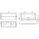 Тумба под раковину Sancos Libra 120 LB120-2W подвесная Белый глянец