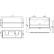 Тумба под раковину Sancos Urban 120 UR120-2W подвесная Белый глянец