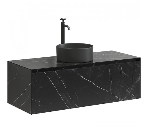 Тумба под раковину Sancos Stone 120 ST120NM подвесная Nero Marquina