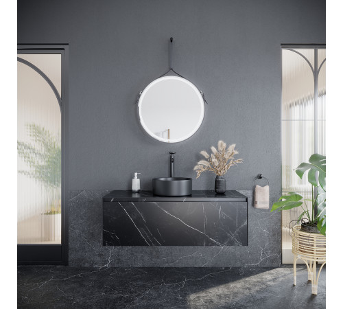 Тумба под раковину Sancos Stone 120 ST120NM подвесная Nero Marquina