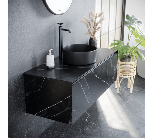 Тумба под раковину Sancos Stone 120 ST120NM подвесная Nero Marquina