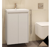 Тумба под раковину Velvex Klaufs 50 tpKLA.50.2D-617.217 Черный+дерево