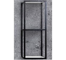 Полка Cezares Cadro 30 CADRO-30/30/80-2C-SO-MET-ST Черная матовая