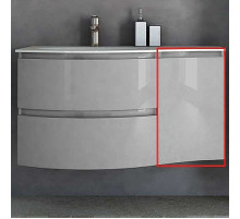 Подвесной шкаф Cezares Vague 34 R 54855 подвесной Grigio lucido