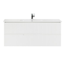 Тумба под раковину Cezares Duet 120 DUET-1200-2C-SO-BO подвесная Bianco Opaco