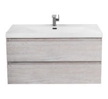 Тумба под раковину Cezares Molveno 90 MOLVENO-90-2C-SO-LB подвесная Legno Bianco