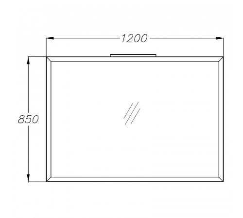 Зеркало Opadiris Рубинно 120 00-00006475 прямоугольное