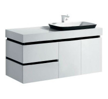 Тумба с раковиной Orans BC-6019-1200R 120 601912R подвесная Белая Черная