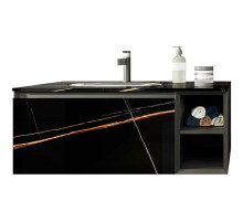 Тумба с раковиной Orans BC-V8101-1000 100 8101100B подвесная Black