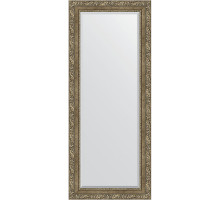 Зеркало Evoform Exclusive 145х60 BY 3541 с фацетом в багетной раме - Виньетка античная латунь 85 мм