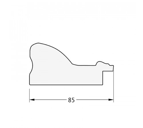 Зеркало Evoform Exclusive 55х45 BY 1372 с фацетом в багетной раме - Виньетка бронзовая 85 мм