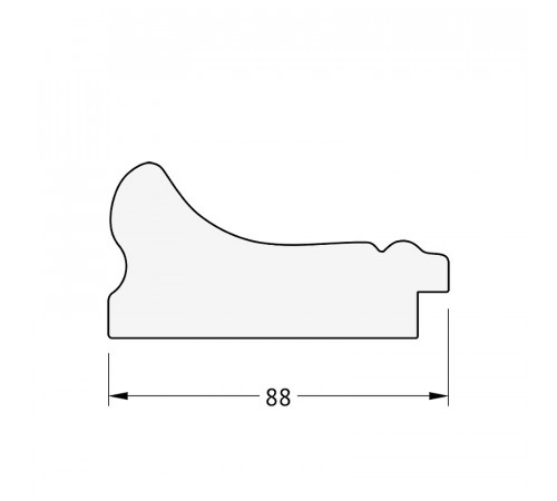 Зеркало Evoform Exclusive 56х46 BY 1367 с фацетом в багетной раме - Хамелеон 88 мм