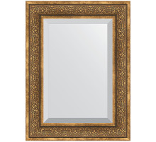 Зеркало Evoform Exclusive 79х59 BY 3396 с фацетом в багетной раме - Вензель бронзовый 101 мм