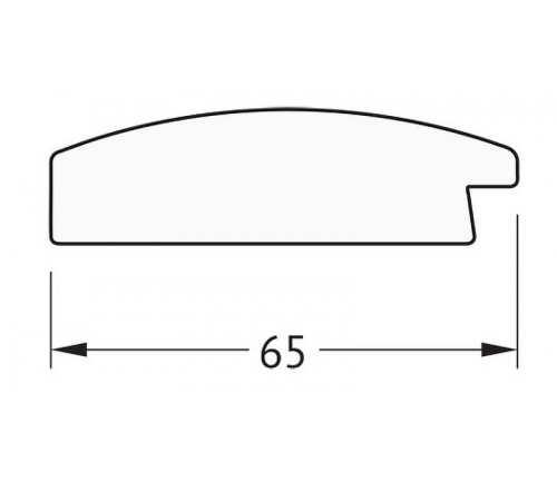 Зеркало Evoform Definite 96х76 BY 1044 в багетной раме - Орех 65 мм