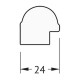 Зеркало Evoform Definite 87х67 BY 0678 в багетной раме - Золотой бамбук 24 мм