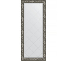 Зеркало Evoform Exclusive-G Floor 203х84 BY 6325 с гравировкой в багетной раме - Византия серебро 99 мм