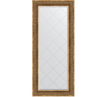 Зеркало Evoform Exclusive-G 159х69 BY 4163 с гравировкой в багетной раме - Вензель бронзовый 101 мм