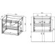 Тумба под раковину Vincea Gio 60 VMC-2G600RO подвесная R.Oak