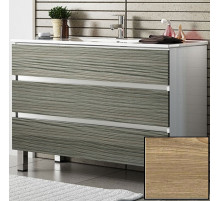 Тумба с раковиной SanVit Кубэ-3 120 kkube3120 с фактурой под дерево Карпатская ель