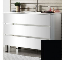 Тумба с раковиной SanVit Кубэ-3 70 kkube3070 в цвете Ral Черный глянец