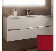 Тумба с раковиной SanVit Кубэ-2 100 kkube2100 в цвете Ral подвесная Красный глянец