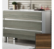Тумба с раковиной SanVit Кубэ-3 70 kkube3070 с фактурой под дерево Кедр